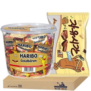 [블루존] 쫀득 2종 하리보 1000g + 자유시간 미니 470g, 1kg, 2개