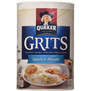 Quaker Quick 5 Minutes Grits 24 oz 퀘이커 퀵 5분 그릿 24온스