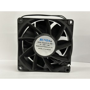 AC FAN 92mm x 38T 쿨링팬 (냉각팬) RT9238B22D, 1개