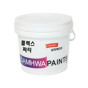 삼화페인트 플렉스퍼티 3.5L 수용성/내후성/메꿈성/접착/내구력, 1개