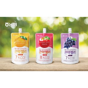 다이어트 농협 저칼로리 곤약젤리 150gX10개 (100% 국산 사과/포도/감귤), 150g, 10개