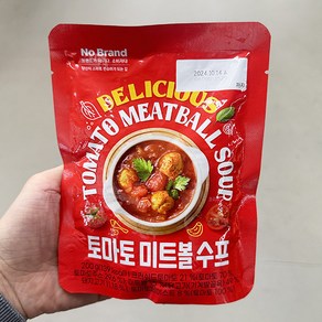 토마토 미트볼 수프, 단품, 200g, 1개