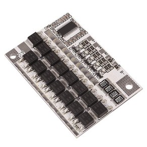 3S BMS 12V 100A 리튬 이온 LMO 3 원 리튬 배터리 보호 회로 기판 리튬 폴리머 밸런스 충전 모듈, 하나, 하얀색, 1개