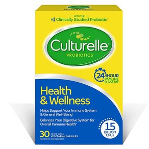 Cultuelle Health & Wellness 여성 및 남성용 데일리 프로바이오틱 - 30개, 1개, 30정