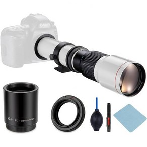 JINTU 500mm1000mm f8 수동 망원 렌즈 EF 포 캐논 EOS 레벨 T8i T7i T6i T2i 4000D 2000D 1300D 850D 800D 550D 60D, fo Nikon DSLR