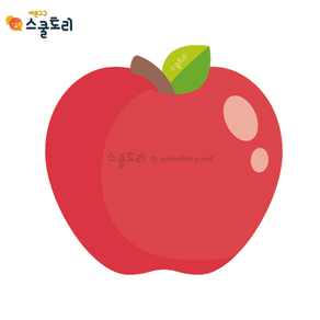 [스쿨토리] 사과 메모잇 (50매)