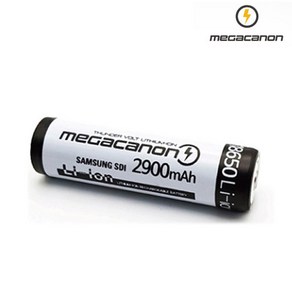 (메가캐논) 18650배터리 2900mAh 충전지 삼성정품셀, 1개, 1개입