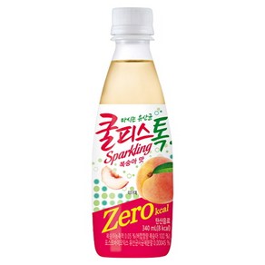 동원 쿨피스 톡 제로 복숭아 맛, 340ml, 24개