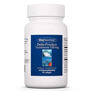 Allergy Research Group - Delta-Fraction 토코트리에놀 125mg - 비타민 E 심장/뇌 - 소프트젤 90정