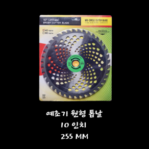 블레이드 원형톱날 10인치 255mm, 1개