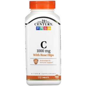 21세기 비타민C 비타민씨 로즈힙 1000mg 110정 VitaminC, 1개