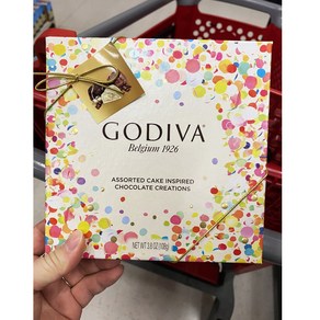 고디바 GODIVA 발렌타인데이 어소트 초콜릿 선물포장 박스 108g, 1개