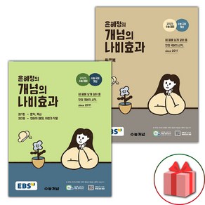 선물+2025년 EBS 윤혜정의 개념의 나비효과 본책+워크북 세트 - 전2권