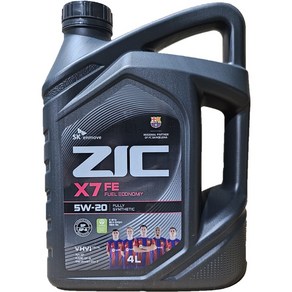 sk zic 지크 X7 Fe 5w20 4L, 1개