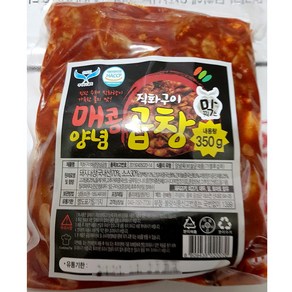 직화구이 매콤 양념곱창(350g) 업소용 냉동곱창, 350g, 1개