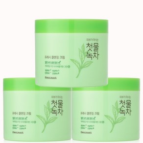 과일나라 첫물녹차 클렌징크림 300g, 3개