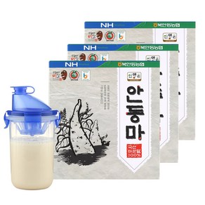 산약촌 안동 마 가루 참마가루 마분말 스틱 3박스+쉐이커1개, 250g, 3박스