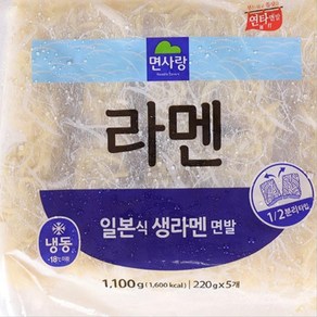 진짜 베기 탱글한 일본식 생라멘 냉동 5입 1.1kg 3개, 15개