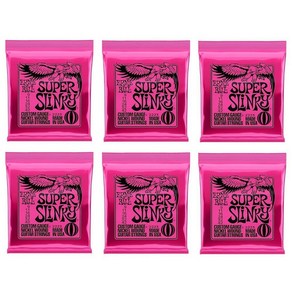 Ernie Ball 레귤러 슬링키 일렉트릭 기타 스트링 6팩 - 10-46 게이지P03021 185783