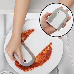 둥근 주방 미니 핸드 싱크대 욕실 물기제거 스퀴지, 1개