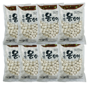 새벽수풀 옹심이 1kg 동지 팥죽 새알, 8개