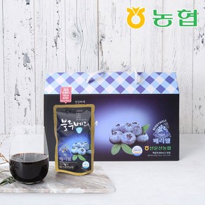 [선운산농협] 고창 블루베리즙 30포, 80ml, 1세트