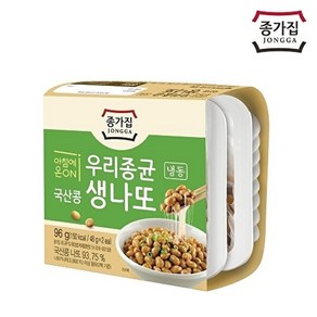 종가 국산콩 생나또 48gx2입 x 23팩, 46개, 48g