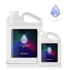 [Cysin 2.5] 크리진 3kg 세트 크리스탈레진 아트/가구/코팅용 투명에폭시