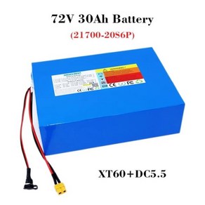 72V 15Ah/20Ah/30Ah 21700 리튬 배터리 팩 0-3000W 모터 고출력 전기 자전거 스쿠터 오토바이 + 84V 5A, 05 72V 30A 20S6P, 한개옵션1