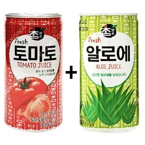 참맑은 토마토 175ml(30캔) + 참맑은 알로에 175ml(30캔), 60개, 175ml