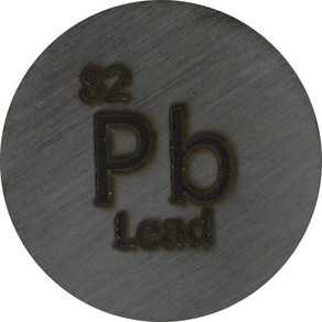 Lead (Pb) 24.26mm Metal Disc 99.9% Pue fo Collection o Exp 납(Pb) 24.26mm 금속 디스크 수집 또는 실험용 순도 99.9, Lead (Pb) 24.26mm Metal Disc 9, 1개