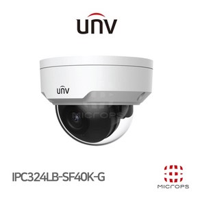 [유니뷰] 400만화소 IP 실내 CCTV IPC324LB-SF40K-G 4MM, 1개