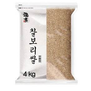 혼식 국산 찰보리쌀 4kg 1개