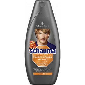 슈바르츠코프 샤우마 스포츠 파워 샴푸 400ml 6팩 Schwazkopf Schauma Spots Powe, 1개