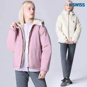 K-SWISS] 리버시블 후리스 덕다운 패딩점퍼