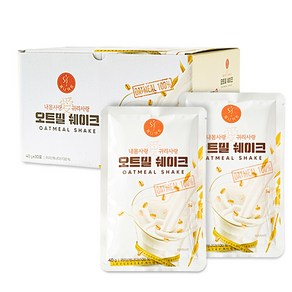 귀리 오트밀쉐이크30포, 30개, 40g