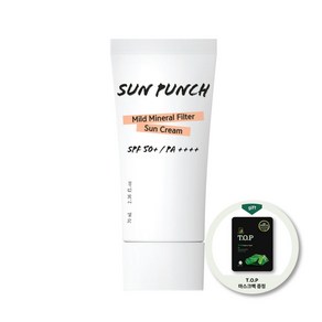 꽃을든남자 선펀치 순한 무기자차 미백 선크림 70ml SPF+PA++++, 1개