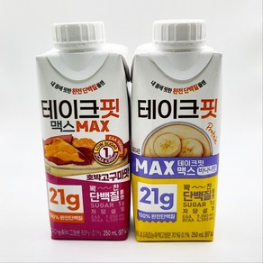 남양 테이크핏 맥스 250ml 고구마맛 12개 + 바나나맛 12개