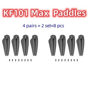 드론 날개 KF101 Max1 KF101 4K 전문 짐벌 미니 4 쌍 2 세트, 2.KF101 MAX 2Set 8PCS, 한개옵션1