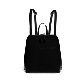 [리민] RHEEMIN TURTLE LEATHER BACKPACK - BLACK