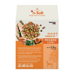 닥터소프트 치킨&장건강 노령견용 1.2kg, 1개