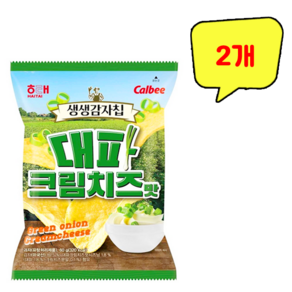 대파쌀칩 크림치즈맛, 60g, 2개