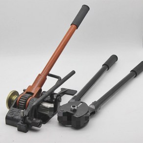 철 밴딩기 결속기 박스 화물포장 스트랩 수동 조임기, 25mm 중금속 포장기(완전 세트), 1개