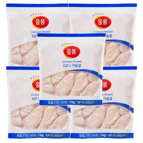 올품 IQF 닭가슴살 1kg x 5봉, 5개