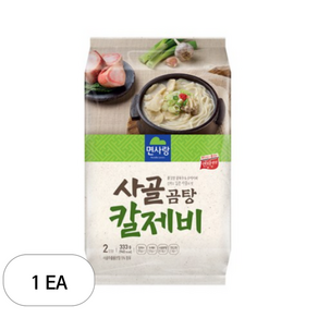 면사랑 사골곰탕칼제비 2인분 [3개이상 3%↓], 364g, 1개