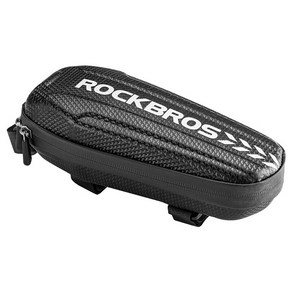 락브로스 하드쉘 자전거 탑 튜브 백 B61 1.5L, 블랙, 1개
