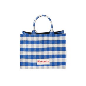 [리민] RHEEMIN Peak Check TOTE - BLUE