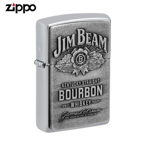 ZIPPO 라이터 짐빔 Zippo 250JB.928 Jim Beam 지포라이터 오일+심지+부싯돌 3종세트 포함