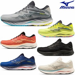 미즈노 MIZUNO 남성 웨이브라이더 27 발편한 경량 운동화 런닝화 마라톤화 J1GC2303 J1GC2304