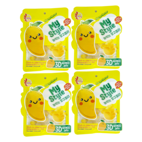 까먹는 망고 젤리 마이스타일, 4개, 100g